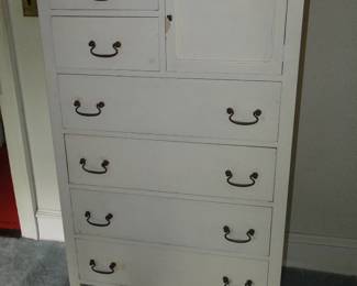 White Tall Dresser