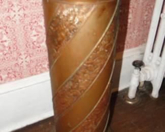 Copper umbrella stand