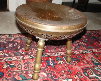 Antique Brass Brazier (3 footed Stool)