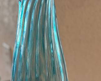 Reed and Barton blown glass vase