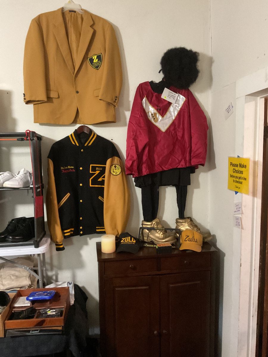 Zulu jacket, yellow Zulu sports coat, Zulu Mardi Gras costume