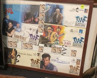 First day issue jazz stamps