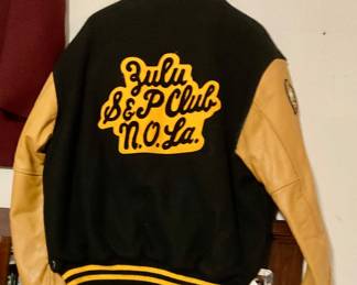 Back of Zulu letterman Jacket