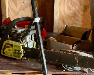 Chain saw for parts