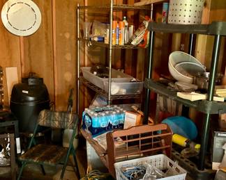 Folding chairs, smoker