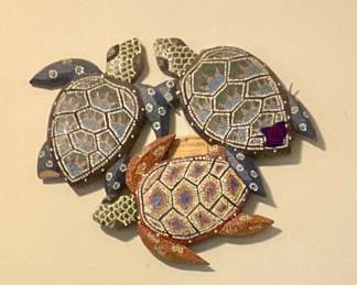 Swimming turtles