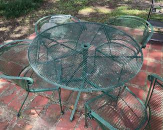 Patio table and chairs