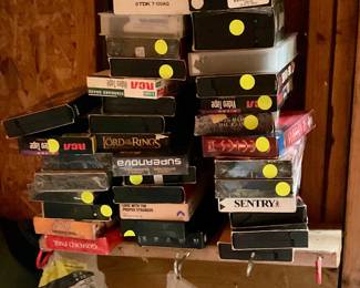 VHS tapes