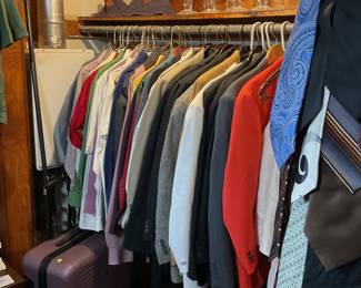 Men’s suits and sports coats