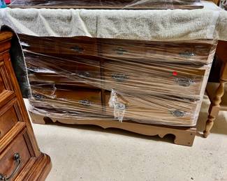 Vintage pine dresser chest of drawers