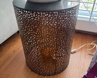 Bronze - Finish Metal Side Table (2 Available)