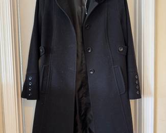 Women's Vintage Larry Levine Wool Overcoat Size 10