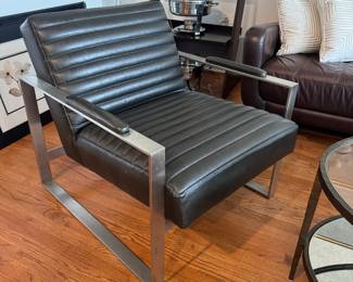 NBF Signature Series Rivet Lounge Armchair (30"D x 29"W x 32-1/2"H)