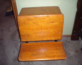 Antique school desk