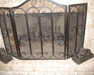 Fireplace screen