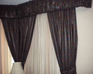 Custom drapes- lined 4 sets