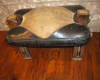 Camel seat footstool