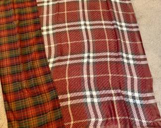 Brand new Burberry large scarf and Disney Tartan scarf-we have MANY new scarves