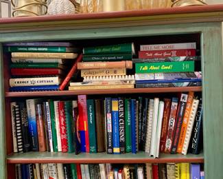 huge collection of local cookbooks--many I've never seen before