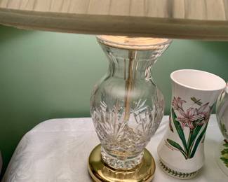 one of four crystal  lamps