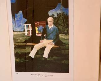 No New Iberia based sale will not be complete with out a George Rodrigue 1983 print
