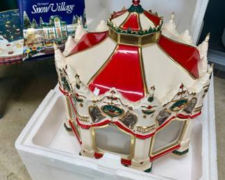 new in box Dept 56 carousel plays music