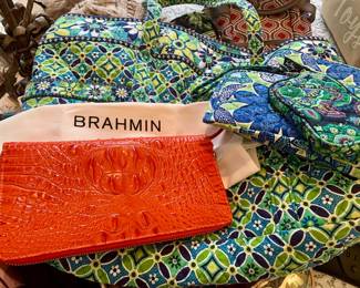 Brand new Brahmin wristlet