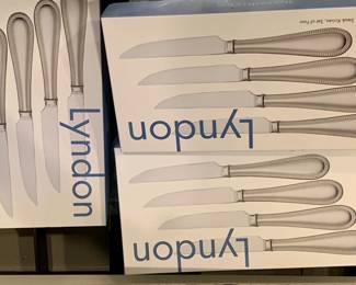 Lyndon new in boxes steak knives 