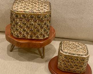 John Richard Collection enameled boxes from Neiman Marcus