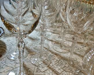 Lenox Monroe  Gold stemware