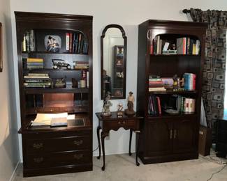 Ethan Allen book shelfs