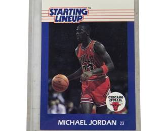 Michael Jordan Starting Lineup Card