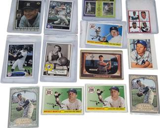 Mickey Mantle Baseball Cards Collection