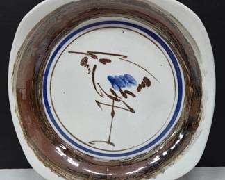 Dansk Japan Abstract Bird Serving Platter