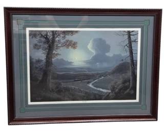 Jesse Barnes Signed & Framed Distant Lights