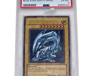 PSA Graded Yu-Gi-Oh! Blue-Eyes White Dragon
