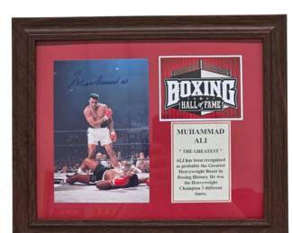 Muhammad Ali Signed 8×10 Framed Photo