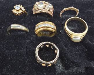 Gold-Tone Fashion Rings