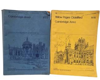 1970s Cambridge United Kingdom Telephone Directori