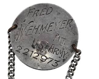 World War I Trench Art Silver German Coin