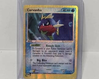 2003 Pokemon Carvanha Holo Card