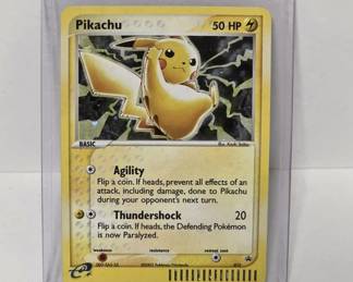 Pokemon Pikachu Holo Black Star Promo Card