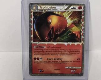 Typhlosion Holographic Pokémon Card