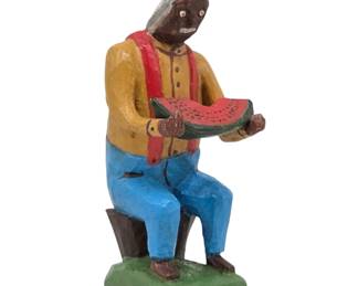 Carved Americana Wood Figure Daniel Strawser