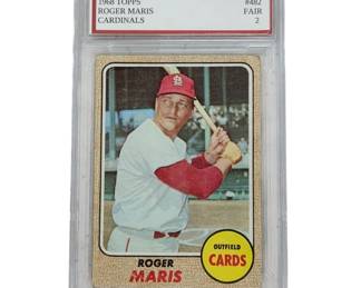 1968 Topps Roger Maris Baseball Card