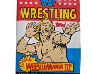 1987 WWF Wrestling Trading Card Pack