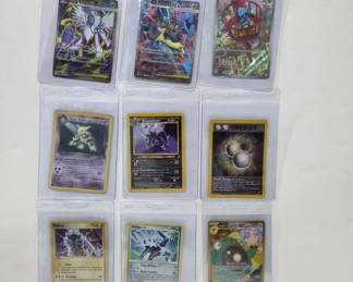 Pokemon Cards Featuring Various Characters