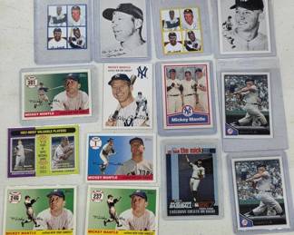 Mickey Mantle Baseball Card Collection