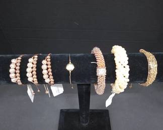 Bracelet Collection on Display Rod