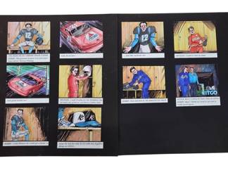 CITGO Hand-Painted Storyboard Panels